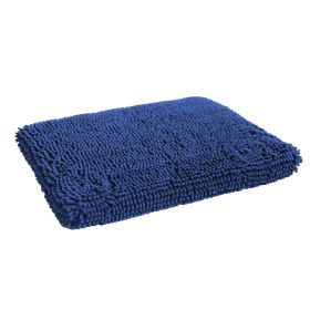 DGS Pet Products Dirty Dog Cushion Pad Small Brown 19" x 24" x 2.5" (Color: Bermuda Blue, size: large)